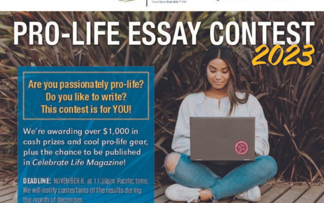 Pro-Life Essay Contest Is Now Accepting Submissions