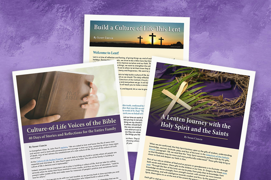 Family-Friendly Lent Booklets Encourage Pro-Life Conversations